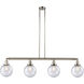 Franklin Restoration Large Beacon 4 Light 52.63 inch Island Light