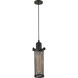 Austere Quincy Hall 1 Light 5 inch Matte Black Mini Pendant Ceiling Light in Incandescent, Austere