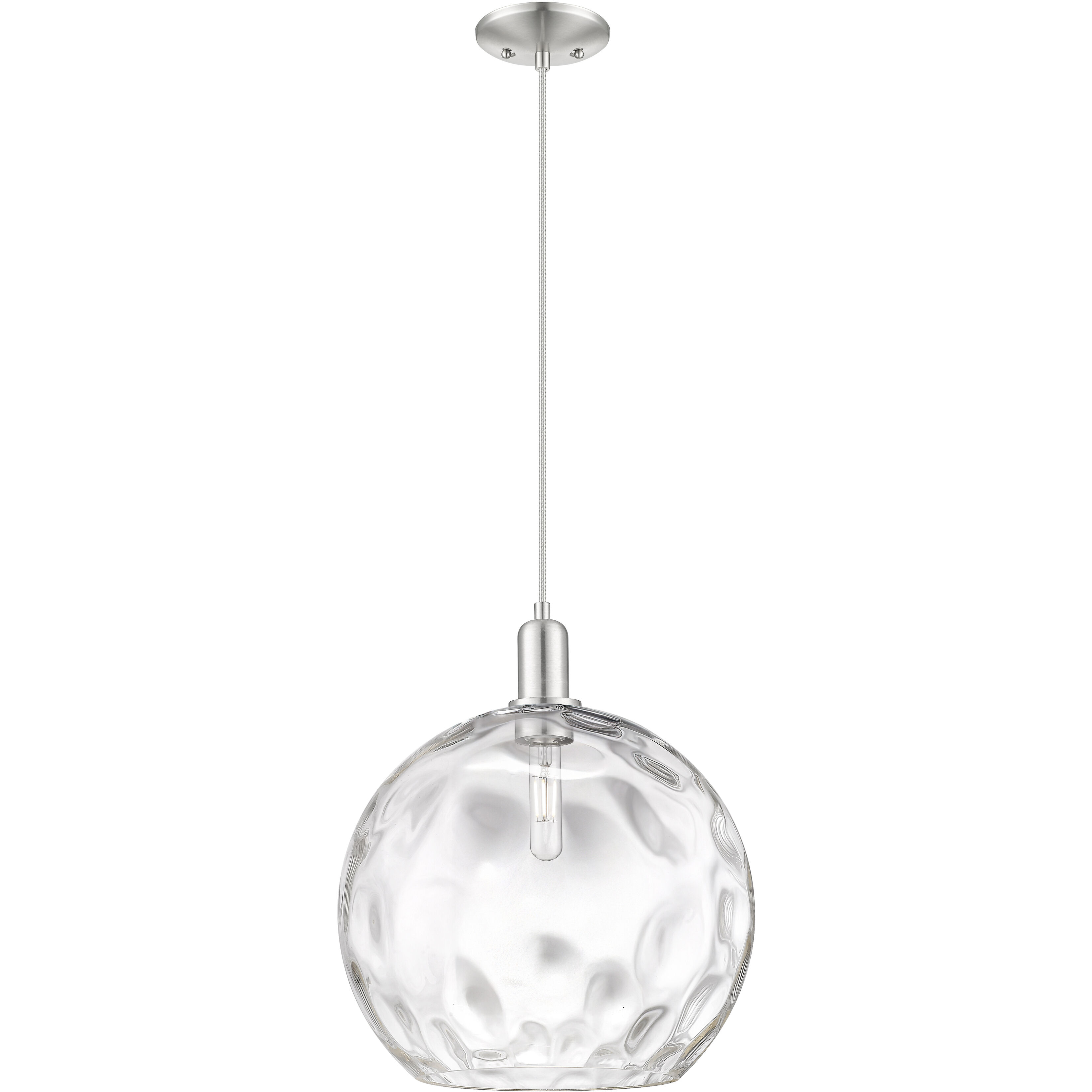 Arcadia Athens Water Glass 1 Light 13.00 inch Mini Pendant