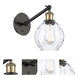 Ballston Waverly LED 6 inch Black Antique Brass Sconce Wall Light