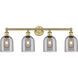 Edison Bella 4 Light 32.5 inch Brushed Brass Bath Vanity Light Wall Light