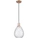 Arcadia Waverly 1 Light 8 inch Antique Copper Mini Pendant Ceiling Light