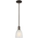 Arcadia Brookfield 1 Light 5.75 inch Oil Rubbed Bronze Mini Pendant Ceiling Light