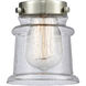 Nouveau 2 Canton LED 5.25 inch Antique Copper Mini Pendant Ceiling Light in Seedy