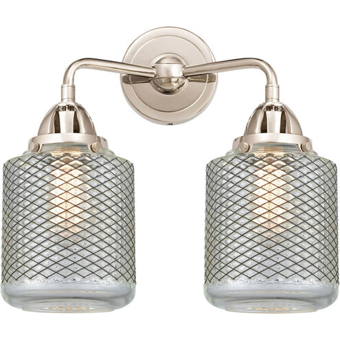 Nouveau 2 Stanton 2 Light 14 inch Polished Nickel Bath Vanity Light Wall Light