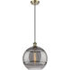 Ballston Rochester 1 Light 12 inch Antique Brass Cord Hung Mini Pendant Ceiling Light