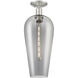 Downtown Urban Chelsea 1 Light 8.00 inch Semi-Flush Mount