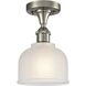 Dayton 1 Light 5.50 inch Semi-Flush Mount