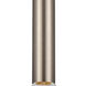 Ballston Edison LED 7 inch Brushed Satin Nickel Mini Pendant Ceiling Light