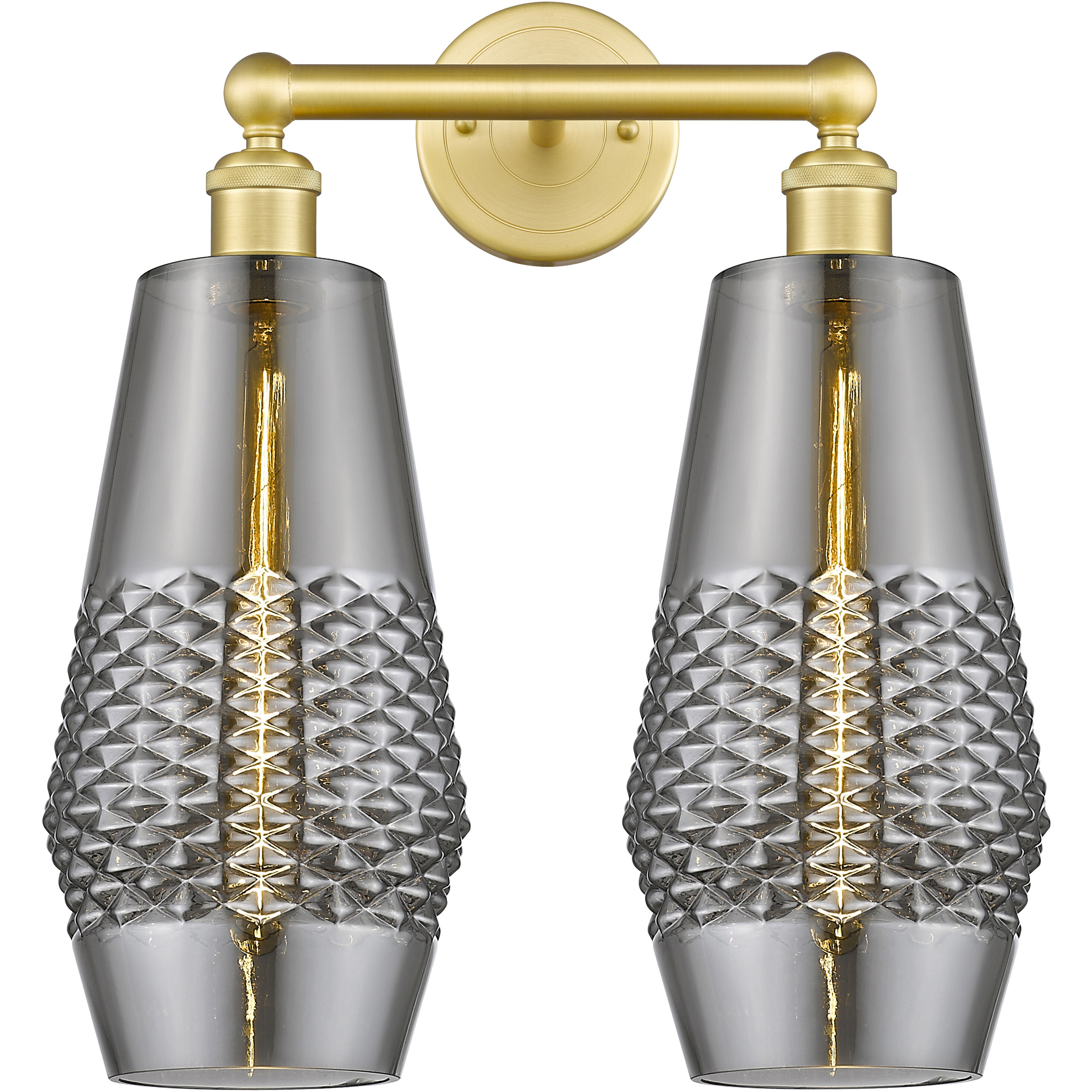 Windham 2 Light 16 inch Satin Gold Bath Vanity Light Wall Light