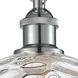Edison Athens Water Glass 1 Light 10 inch Polished Chrome Semi-Flush Mount Ceiling Light