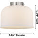 Downtown Urban Bell 1 Light 8 inch Polished Nickel Mini Pendant Ceiling Light in Silver Plated Mercury