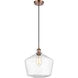 Ballston Cindyrella LED 12 inch Antique Copper Mini Pendant Ceiling Light
