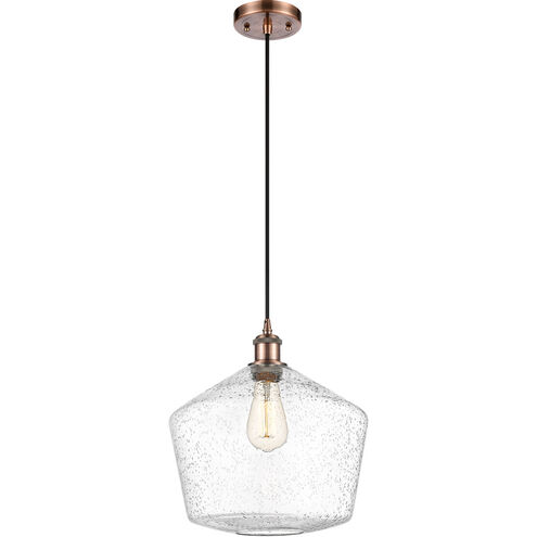 Ballston Cindyrella LED 12 inch Antique Copper Mini Pendant Ceiling Light