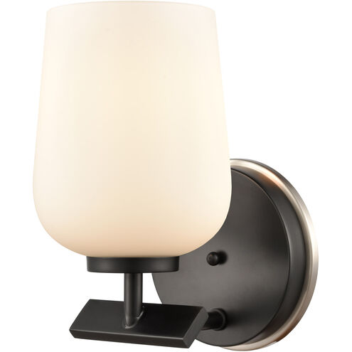Remy 1 Light 4.5 inch Black Satin Nickel Bath Vanity Light Wall Light