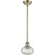 Ballston Ithaca 1 Light 6 inch Antique Brass Stem Hung Mini Pendant Ceiling Light