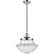 Franklin Restoration Oxford 1 Light 12 inch Polished Chrome Mini Pendant Ceiling Light in Incandescent, Clear, Franklin Restoration