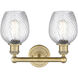Salina 2 Light 14 inch Brushed Brass Bath Vanity Light Wall Light