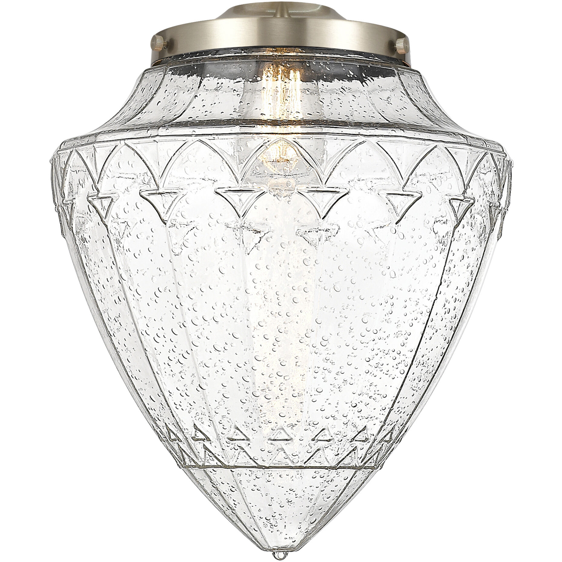 Franklin Restoration Bullet LED 12 inch Antique Copper Mini Pendant Ceiling Light in Seedy