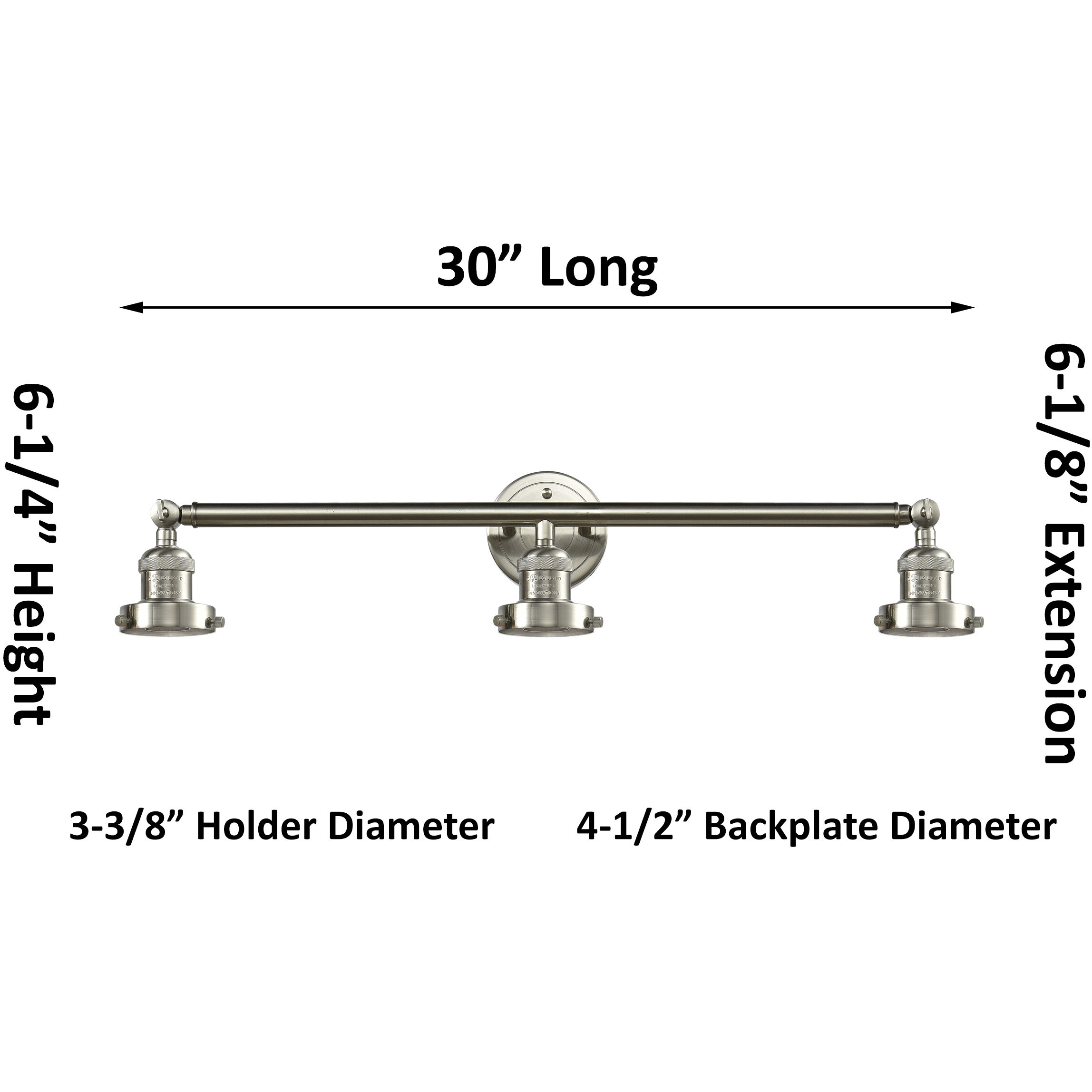 Franklin Restoration Stanton 3 Light 32 inch Matte Black Bath Vanity Light Wall Light, Franklin Restoration