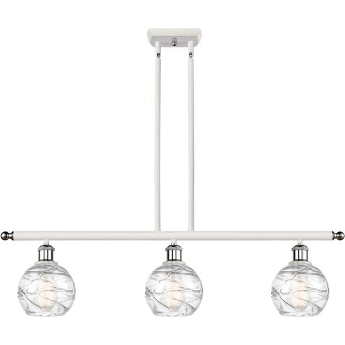 Ballston Small Deco Swirl 3 Light 36.00 inch Island Light