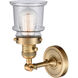 Franklin Restoration Small Canton LED 6.5 inch Brushed Brass Sconce Wall Light, Franklin Restoration