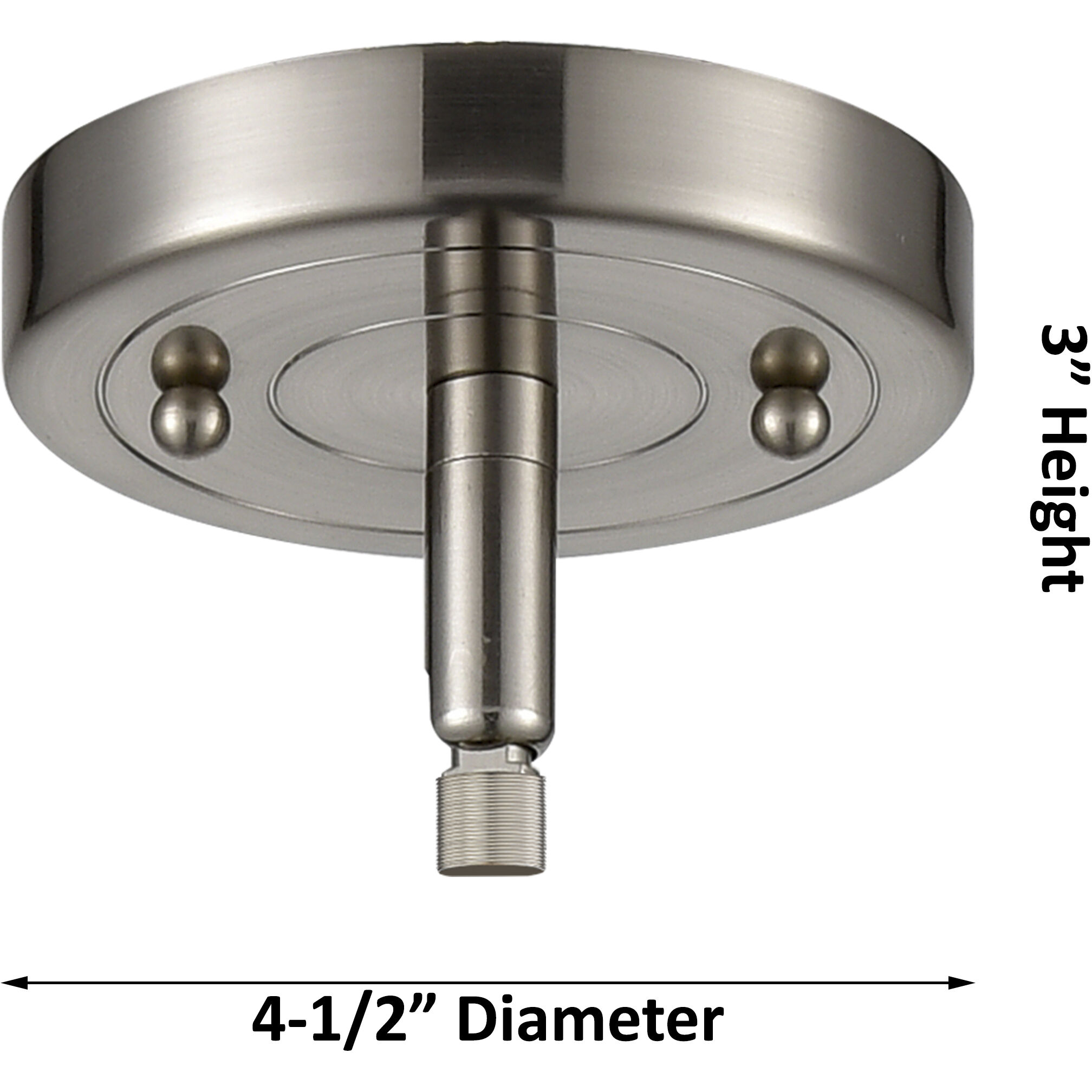 Preston 1 Light 6.75 inch Polished Nickel Mini Pendant Ceiling Light in Mercury Glass