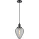 Franklin Restoration Geneseo 1 Light 7 inch Oil Rubbed Bronze Mini Pendant Ceiling Light, Franklin Restoration