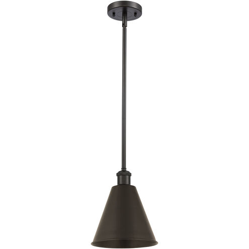 Ballston Cone 1 Light 8 inch Oil Rubbed Bronze Pendant Ceiling Light
