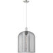 Downtown Urban Bridal Veil 1 Light 12.00 inch Mini Pendant