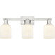Downtown Urban Bridal Veil 3 Light 24.00 inch Bathroom Vanity Light