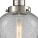 Franklin Restoration Geneseo LED 7 inch Brushed Satin Nickel Mini Pendant Ceiling Light, Franklin Restoration