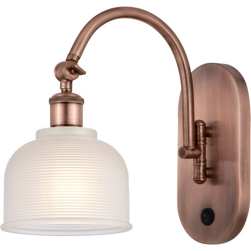 Ballston Dayton 1 Light 6 inch Antique Copper Sconce Wall Light