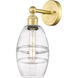 Edison Vaz 1 Light 5.88 inch Satin Gold Sconce Wall Light