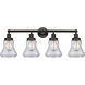 Bellmont 4 Light 33.5 inch Oil Rubbed Bronze Bath Vanity Light Wall Light