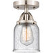 Nouveau 2 Small Bell 1 Light 5.00 inch Semi-Flush Mount