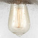 Aditi XX-Large Beacon LED 12 inch Oil Rubbed Bronze Flush Mount Ceiling Light in Seedy Glass, Aditi