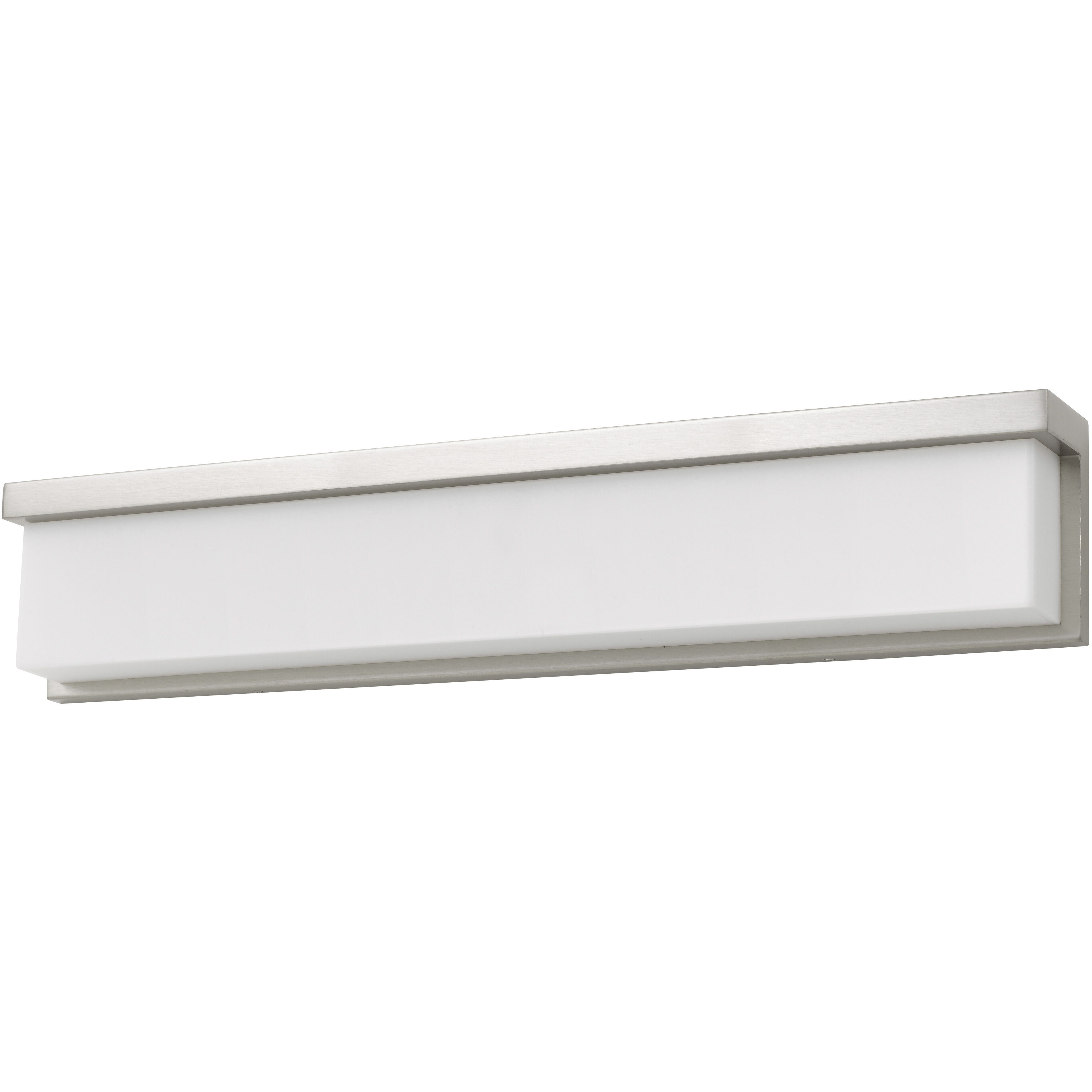 Almeria LED 24.75 inch Brushed Steel Vanity Light Wall Light
