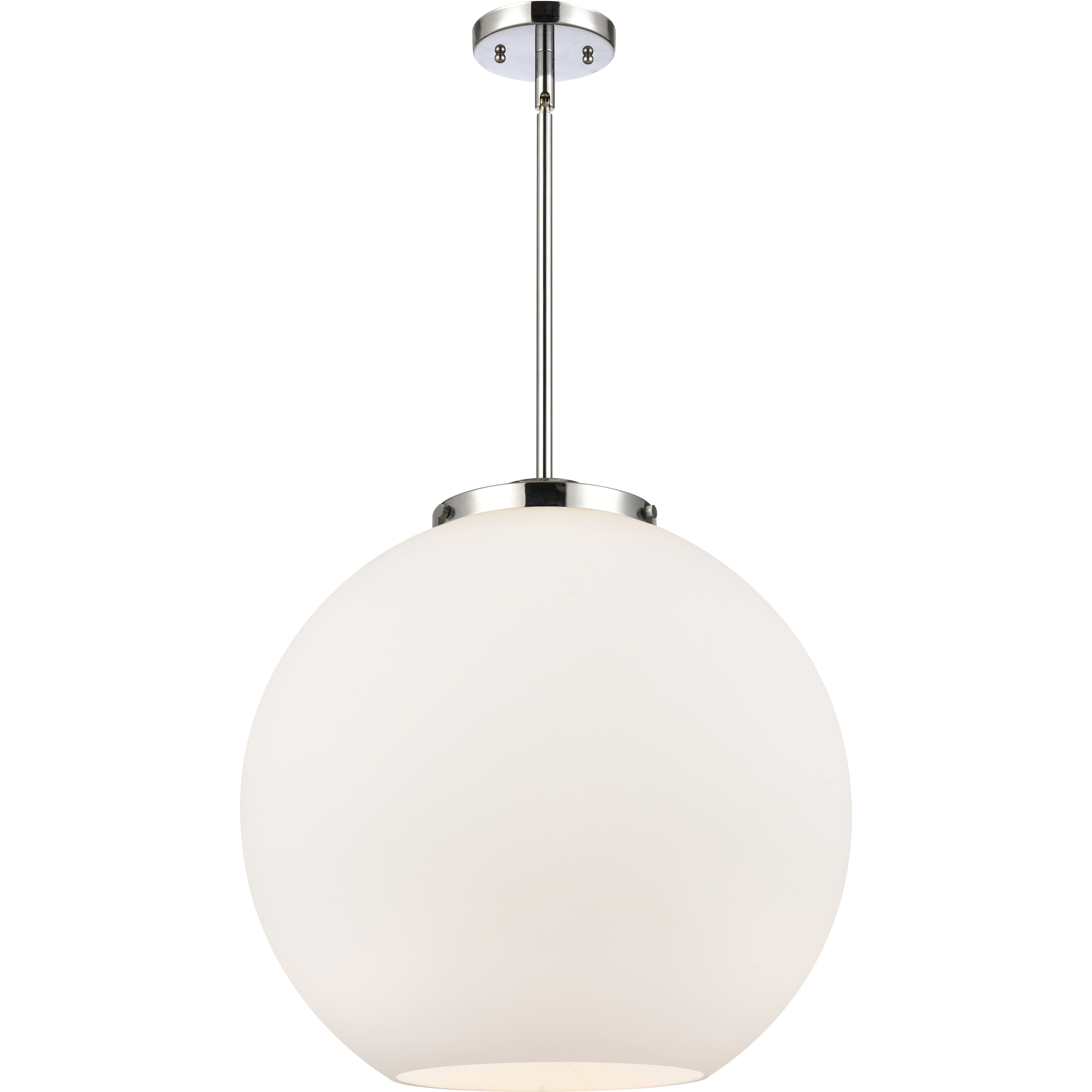 Led chrome sphere pendant best sale