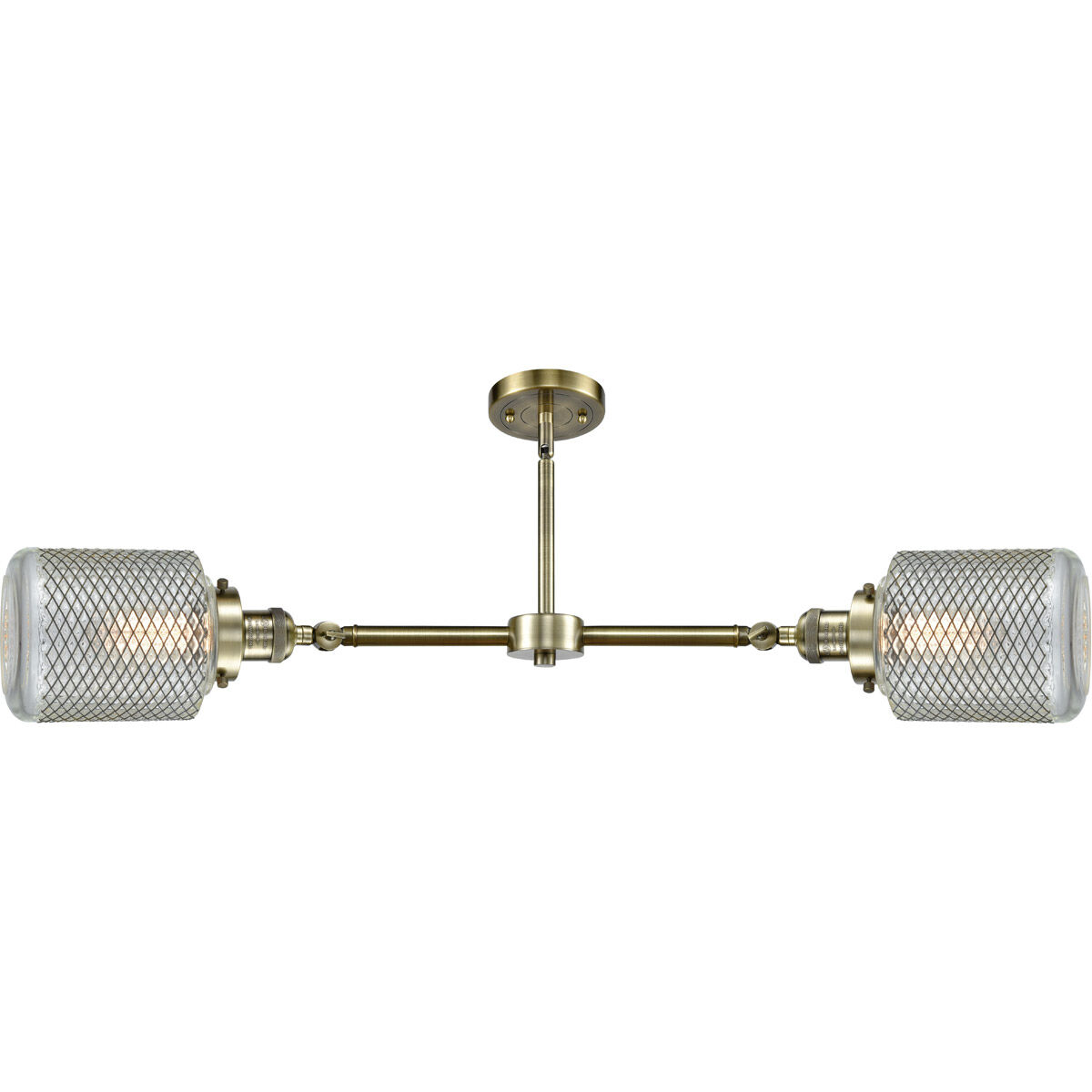 Franklin Restoration Stanton LED 23 inch Antique Brass Chandelier Ceiling Light, Franklin Restoration