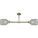 Franklin Restoration Stanton LED 23 inch Antique Brass Chandelier Ceiling Light, Franklin Restoration