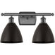Ballston Dome 2 Light 18 inch Oil Rubbed Bronze Bath Vanity Light Wall Light