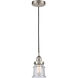 Edison Canton 1 Light 6 inch Brushed Satin Nickel Mini Pendant Ceiling Light