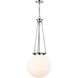 Beacon 1 Light 15.75 inch Polished Chrome Pendant Ceiling Light