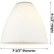 Ballston Dome 1 Light 8 inch Satin Gold Mini Pendant Ceiling Light