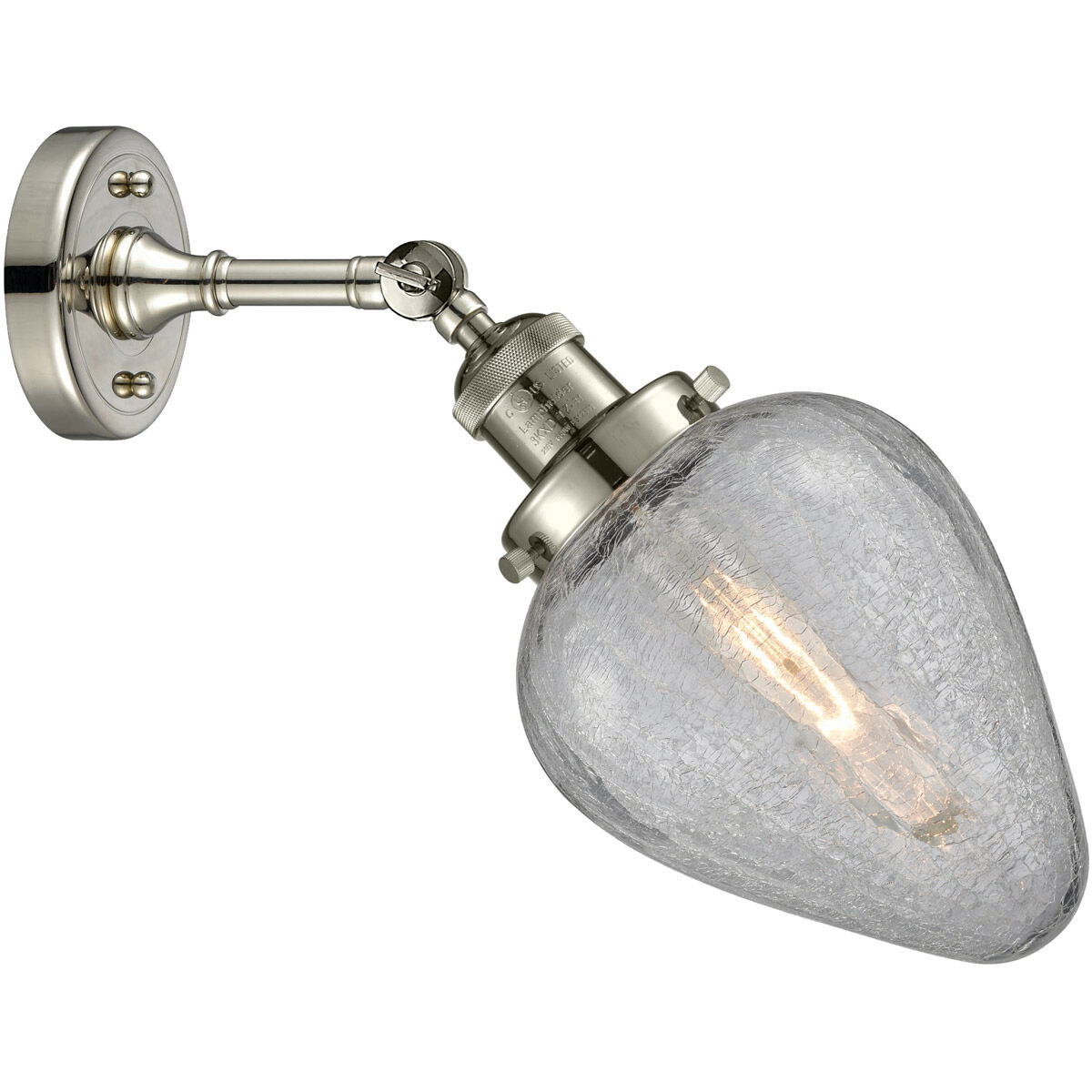 Franklin Restoration Geneseo LED 7 inch Polished Nickel Sconce Wall Light, Franklin Restoration