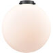 Ballston XX-Large Beacon Cased Matte White Glass, Ballston