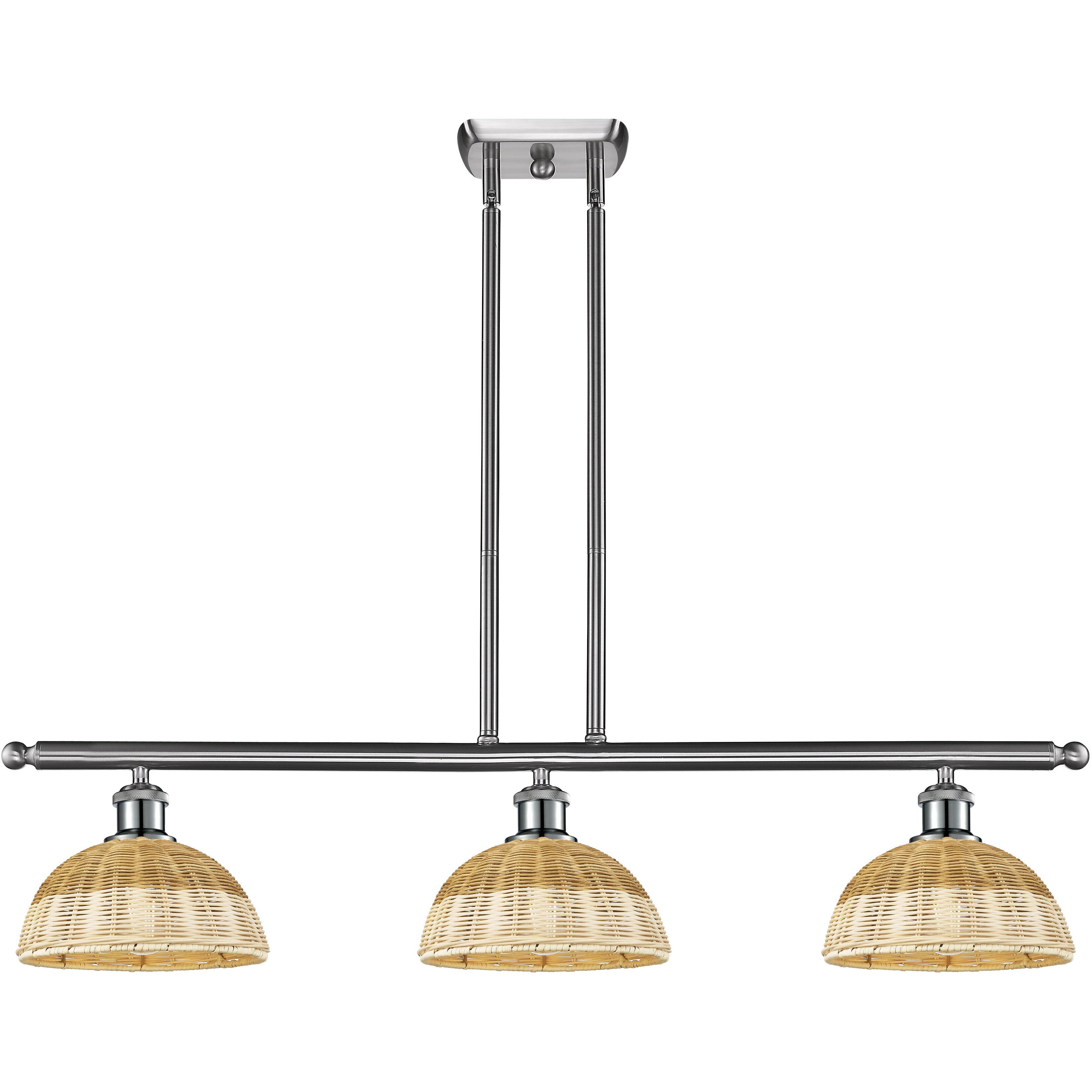 Ballston Bristol Natural II 3 Light 36.00 inch Island Light