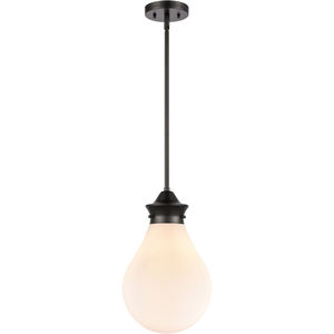 Genesis LED 10 inch Matte Black Mini Pendant Ceiling Light