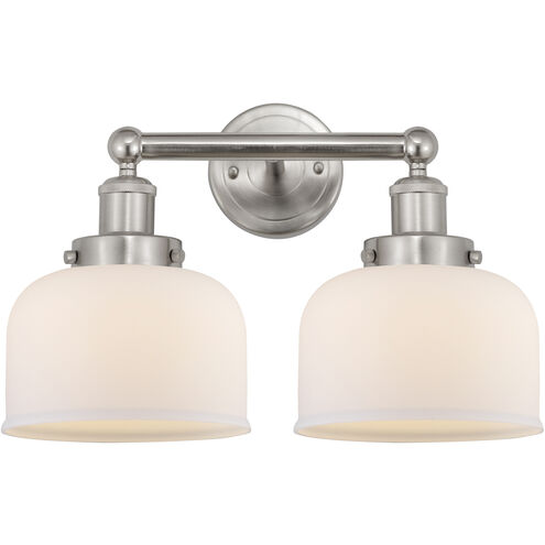 Bell 2 Light 15.5 inch Brushed Satin Nickel Bath Vanity Light Wall Light